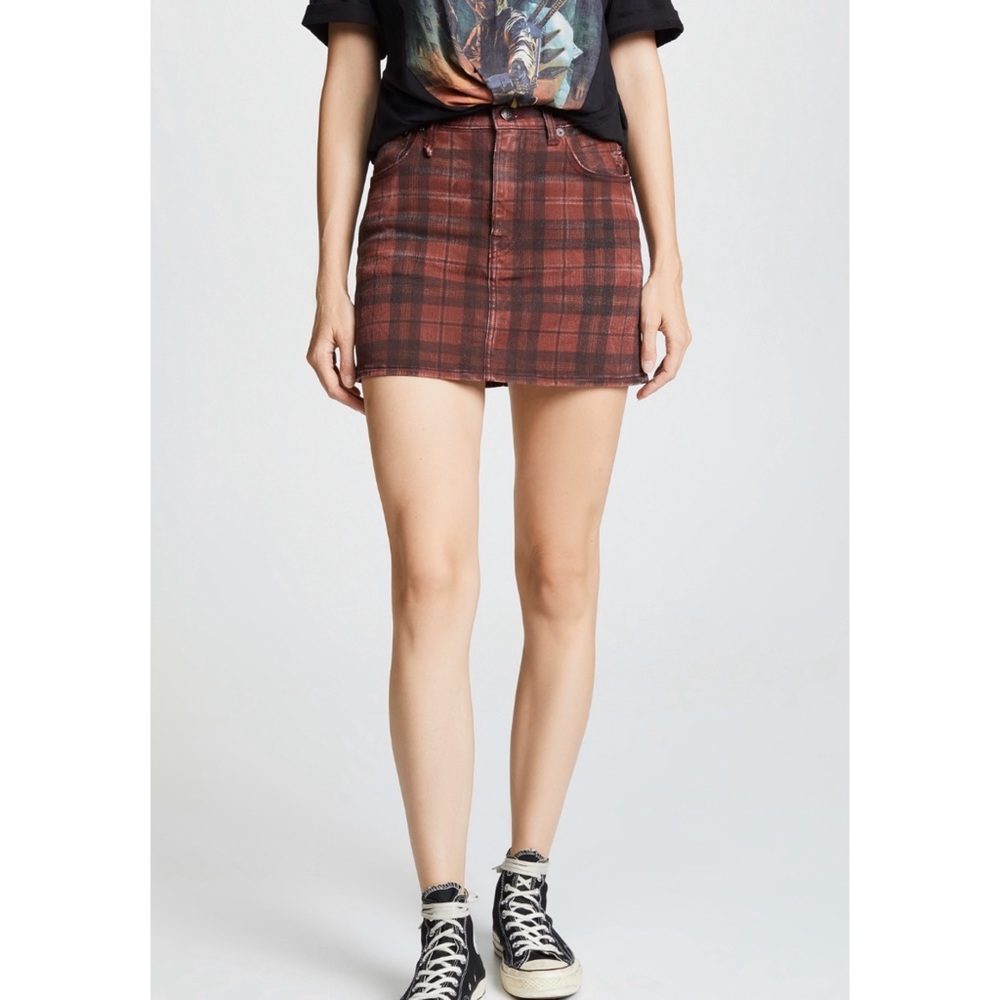 R13 high rise miniskirt size 28